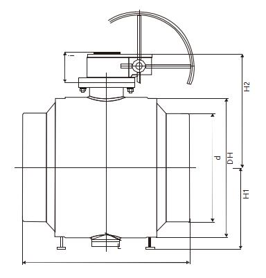 桶型全焊接球阀(图1)